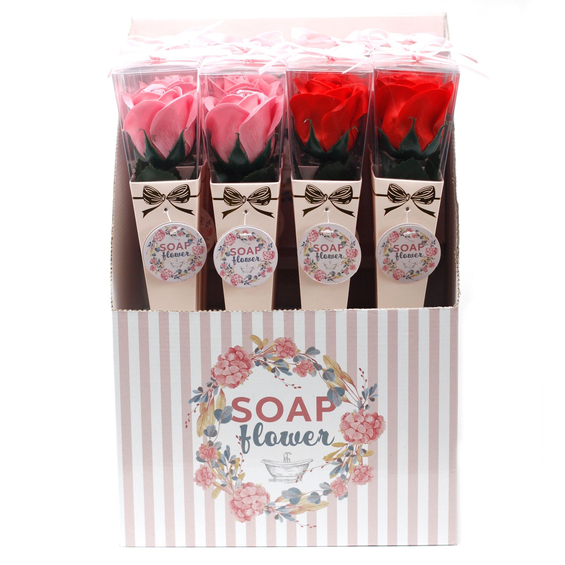 Ready to Retail Soap Flower - Medium Rose